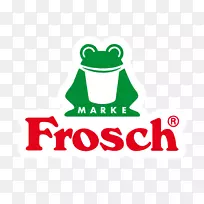 标志产品フロッシュ水切りスポンジマット(グリュンイエロー)品牌字体-Frosch