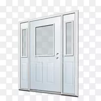 产品设计房角透明玻璃门