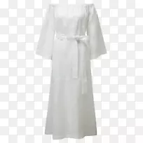 婚纱袖大衣衬衫-白色衣服上的粉红色