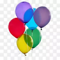 气球形象生日剪贴画礼品-冠透明
