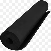瑜伽和普拉提垫黑色m-瑜伽垫