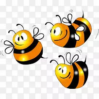 西部蜜蜂剪贴画图形png图片.蜜蜂