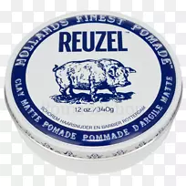 鲁泽尔黏土磨砂发猪油-默里的原版润发膏