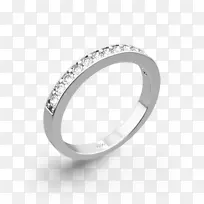 结婚戒指产品设计.白金戒指