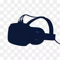 HTC Vive Oculus裂缝虚拟现实耳机openvr-虚拟现实耳机卡通
