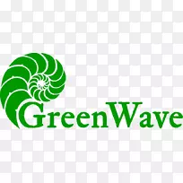 标志组织绿波海藻养殖品牌-现代绿色浪潮