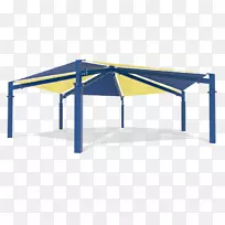 遮阳篷屋顶游乐场设计-操场设备