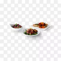 坦帕素食菜肴盘子咖喱碗食物-餐饮传单