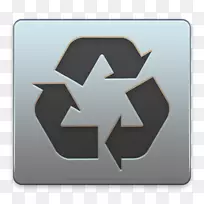 回收符号废物图形回收箱回收标志