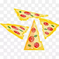 夏威夷比萨饼意大利菜芝加哥式比萨饼西西里披萨美味小吃