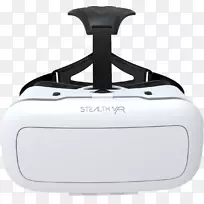 虚拟现实耳机隐身VR 200耳机白色带红色增强现实-虚拟现实耳机android