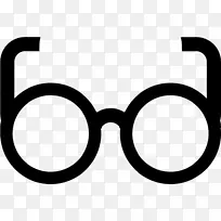 眼镜电脑图标镜头图像视觉感知眼镜