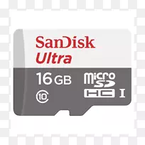 闪存卡安全数字微SD SanDisk超sdxc/sdhc uhs-i-记忆卡映像