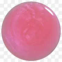 球形粉红m-法国美甲