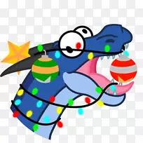 剪贴画图形插图贴龙贴纸电报