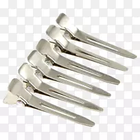 工具梳子沙龙护理金属单管卷发夹发型.金属边缘