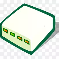 剪贴画调制解调器路由器边界和帧以太网集线器-调制解调器