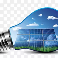 太阳能光伏电站光伏系统可再生能源生态能源