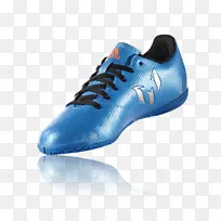 阿迪达斯男装的梅西16.4 FXG钙化阿伦门托足球靴-阿迪达斯蓝色足球
