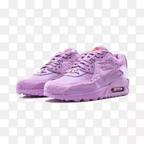 耐克AIR max 90牛仔布男QS耐克AIR max 90 wmns运动鞋-女式紫色耐克鞋