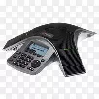 Polycom声音站5000会话启动协议电话会议通过以太网-jabra耳机静音
