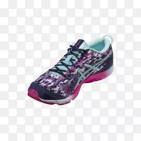 Asics凝胶Noosa tri7运动鞋凝胶超软粉红女鞋