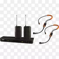 Shure blx 188/cvl双LAVALIER无线麦克风系统-Shure无线耳机