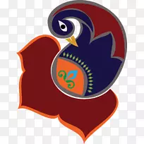 印度图案图形的标志民族符号.muggu