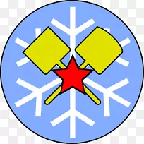 雪应急专家道路雪粮-英国陆军标志