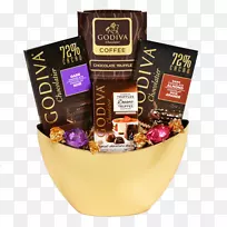食品礼品篮巧克力松露巧克力棒Godiva巧克力-Godiva黑巧克力