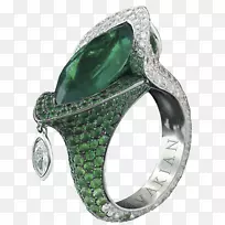 翡翠耳环珠宝钻石-梅塔珠宝