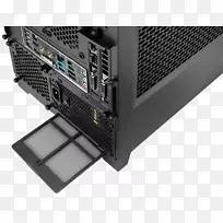电脑机箱和外壳，黑心海盗船系列750 D黑石系列250 d微型ITX海盗船组件微型ITX-微型膝上型电脑机箱
