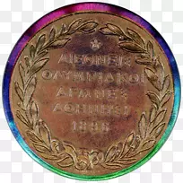 1896年夏季奥运会1996年夏季奥运会铜牌硬币雅典-1996年迪斯尼币