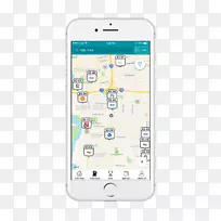 智能手机GasBuddy移动应用手机uber-加油站停车标志