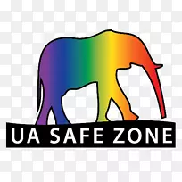 阿拉巴马大学红潮足球标志LGBT安全空间-LGBT安全区