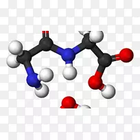 肽佐剂LLC化学物质球棒模型丁胺-化学污染树