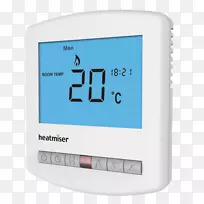 可编程恒温器地板加热房间恒温集中供热程序节能