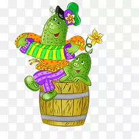 蔬菜剪贴画水果卡通形象-蔬菜