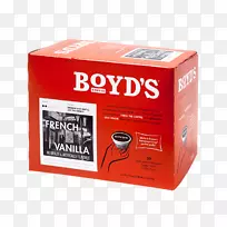 Boyd‘s咖啡单杯咖啡，法国6号，20计数产品设计电子产品-法国热巧克力服务器
