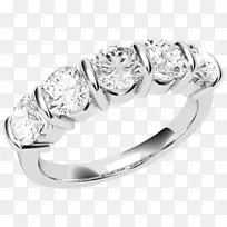 永恒的戒指钻石切割公主切割-永恒的钻石戒指女人