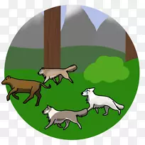 羊，山羊，，狗-雪山牧场