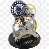 杠杆变速箱平衡轮钟表工业斯特林发动机