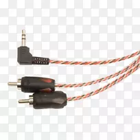 立体声转接器电话连接器电缆船音响系统