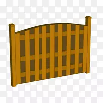 合成围栏锻铁闸门铁栏杆扇形木栅栏