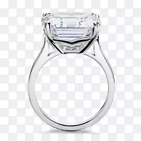 婚庆仪式-14k白金1 2克拉钻石戒指