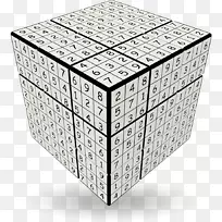 魔方立方体v-立方体7v-立方体3-v-udoku立方体(多色)拼图立方体-自增长纵横字谜