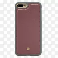 手机钱包，皮革混合物草莓-iphone 7配件包括