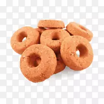 苹果面包圈甜甜圈风味由鲍勃·霍姆斯，乔纳森·严(旁白)(9781515966647)百吉饼饼干-木薯粉饼干
