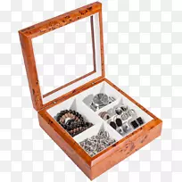 盒子、棺材、珠宝、服装配件、戒指.耳环夹盒