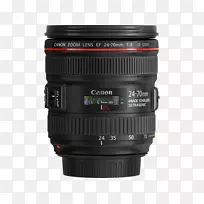 佳能EF镜头安装佳能eos 6d佳能x 24-70 mm佳能放大24-70 mm f/4l相机镜头-佳能6d